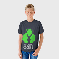 Футболка детская Shrek: Im good ogre, цвет: 3D-принт — фото 2