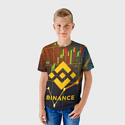 Футболка детская BINANCE БИНАНС БАНАН, цвет: 3D-принт — фото 2