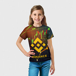 Футболка детская BINANCE БИНАНС БАНАН, цвет: 3D-принт — фото 2