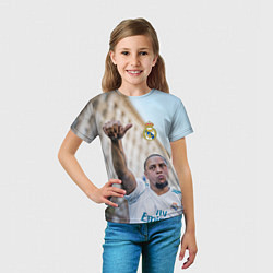 Футболка детская Роберто Карлос, цвет: 3D-принт — фото 2