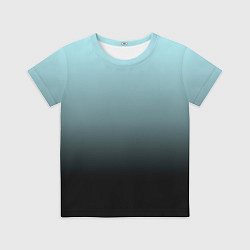Футболка детская Black and Blue gradient, цвет: 3D-принт