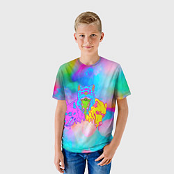 Футболка детская Цербер, цвет: 3D-принт — фото 2