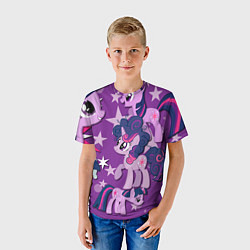 Футболка детская Twilight Sparkle, цвет: 3D-принт — фото 2