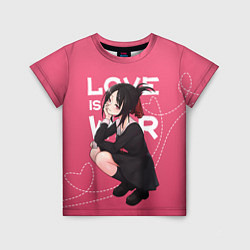 Футболка детская Love is war, цвет: 3D-принт