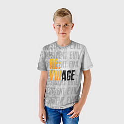 Футболка детская RE VILLAGE LOGO ДЕРЕВНЯ ОБИТЕЛЬ ЗЛА ЛОГО Z, цвет: 3D-принт — фото 2