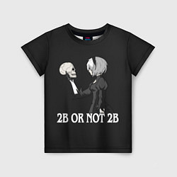 Футболка детская 2B OR NOT 2B, цвет: 3D-принт