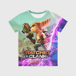 Футболка детская Ratchet & Clank: Rift Apart, цвет: 3D-принт