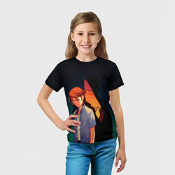 Футболка детская Анимационные Элли и Джоел, цвет: 3D-принт — фото 2