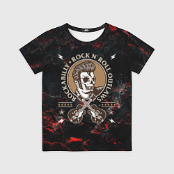 Футболка детская Элвис Пресли Rock n roll, цвет: 3D-принт