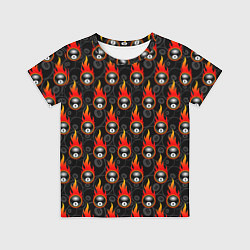 Футболка детская Бильярдист, цвет: 3D-принт