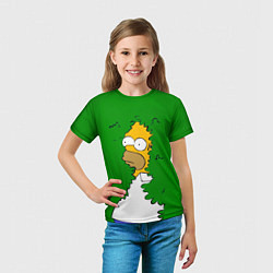 Футболка детская Мем с Гомером, цвет: 3D-принт — фото 2