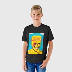 Футболка детская Bart x Bowie, цвет: 3D-принт — фото 2