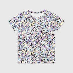 Футболка детская Музыкальные Ноты, цвет: 3D-принт