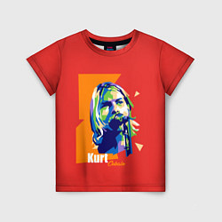 Футболка детская Kurt Cobain, цвет: 3D-принт