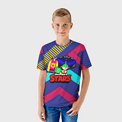 Футболка детская Базз Buzz Brawl Stars, цвет: 3D-принт — фото 2
