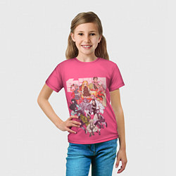 Футболка детская Slayers on pink, цвет: 3D-принт — фото 2