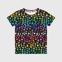 Футболка детская ПЕРСОНАЖИ ИГРЫ FNF, цвет: 3D-принт