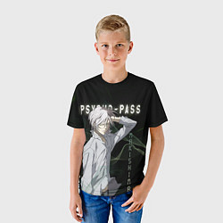 Футболка детская Сёго Макисима Psycho-Pass, цвет: 3D-принт — фото 2