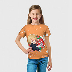 Футболка детская Yachi Hitoka Haikyu Волейбол Z, цвет: 3D-принт — фото 2