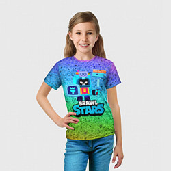 Футболка детская ЭШ Ash Brawl Stars, цвет: 3D-принт — фото 2
