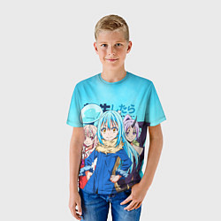 Футболка детская TenSura, Румиру, Шуна и Шион, цвет: 3D-принт — фото 2