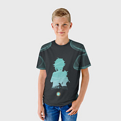 Футболка детская XIAO СЯО ГЕНШИН, цвет: 3D-принт — фото 2