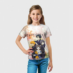 Футболка детская Корзинка фруктов персонажи, цвет: 3D-принт — фото 2