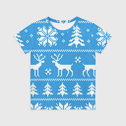 Футболка детская Зимняя ночь, цвет: 3D-принт