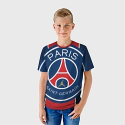 Футболка детская Paris Saint-Germain PSG, цвет: 3D-принт — фото 2