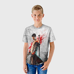 Футболка детская White Dante, цвет: 3D-принт — фото 2