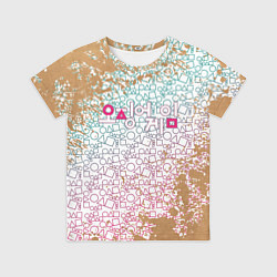 Футболка детская Лого Игра в кальмара, цвет: 3D-принт