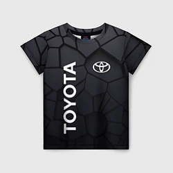 Футболка детская Toyota 3D плиты, цвет: 3D-принт