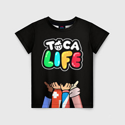 Футболка детская Toca Life: Friends, цвет: 3D-принт