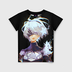 Футболка детская Венецианская девушка Nier automata 2b, цвет: 3D-принт
