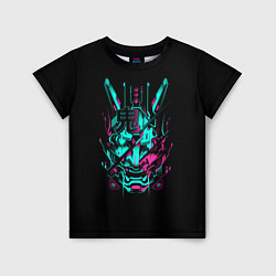 Футболка детская НЕОНОВЫЙ САМУРАЙ NEON RONIN NEON SAMURAI, цвет: 3D-принт