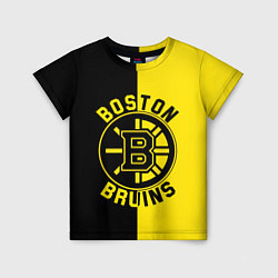 Футболка детская Boston Bruins, Бостон Брюинз, цвет: 3D-принт