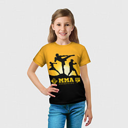 Футболка детская ММА Mixed Martial Arts, цвет: 3D-принт — фото 2
