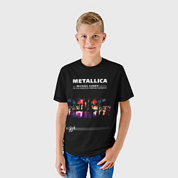 Футболка детская Metallica S и M, цвет: 3D-принт — фото 2