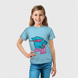 Футболка детская Mr Beast Gaming Full Print, цвет: 3D-принт — фото 2