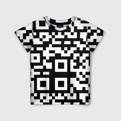 Футболка детская Qr codeкуаркод, цвет: 3D-принт