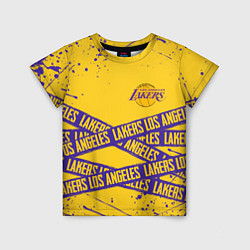 Футболка детская LAKERS SPORT LINE STYLE NBA, цвет: 3D-принт