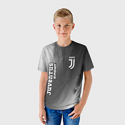 Футболка детская ЮВЕНТУС Juventus Sport Абстракция, цвет: 3D-принт — фото 2
