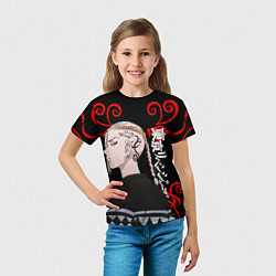 Футболка детская ДРАКЕН ИЗ ТОСВЫ ТОКИЙСКИЕ, цвет: 3D-принт — фото 2
