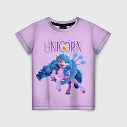 Футболка детская Unicorn Izzy, цвет: 3D-принт