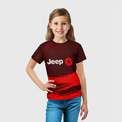 Футболка детская JEEP Яркий, цвет: 3D-принт — фото 2