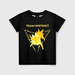 Футболка детская Team Instinct - Pokemon GO, цвет: 3D-принт