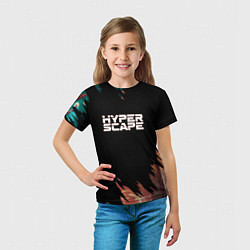 Футболка детская Hyper scape gaming, цвет: 3D-принт — фото 2