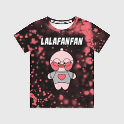 Футболка детская LALAFANFAN - СЕРДЕЧКО Частицы, цвет: 3D-принт