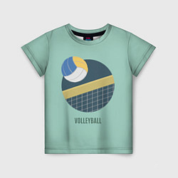 Футболка детская Volleyball Спорт, цвет: 3D-принт