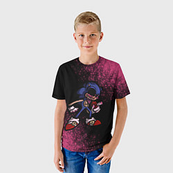 Футболка детская SONIC EXE Краска, цвет: 3D-принт — фото 2